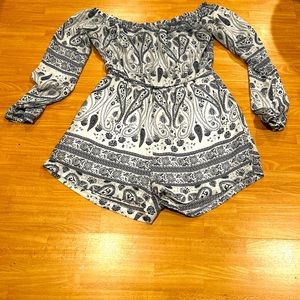 Paisley romper